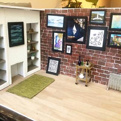 Dollhouse Miniature Radiator Large Silver Fancy 1:12 Scale Resin ...