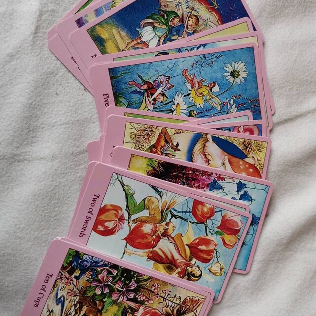 洋書 Fairy Land tarot deck Fairy Land Tarot Deck. Vintage Illustration Tarot Cards - Etsy