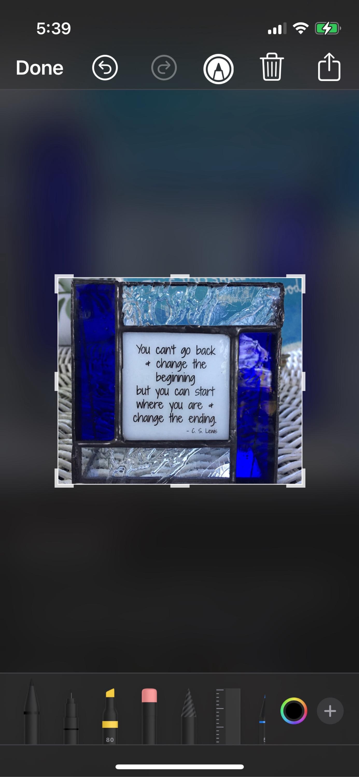 You can&#39;t go back - Friend gift in Stained Glass to encourage a Strong woman or Strong man.