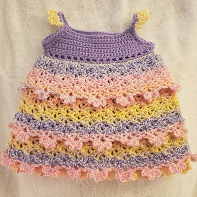 Savannah Belle Crochet Baby Dress Pattern Baby Crochet Toddler Dress ...