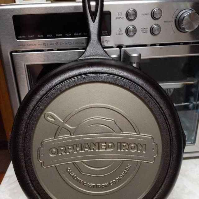 LIMITED EDITION Orphaned Iron Logo 8 Lodge Cast Iron Skillet 