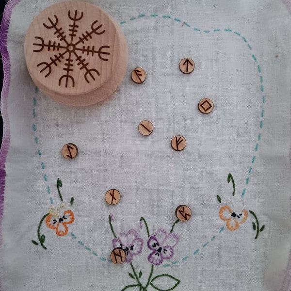 10.75 Wood Norse Heathen Asatru Calendar Wheel of the Year - Etsy