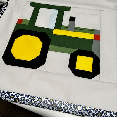 PDF Quilt Block Pattern Tractor Vehicle Quilt Pattern - Etsy