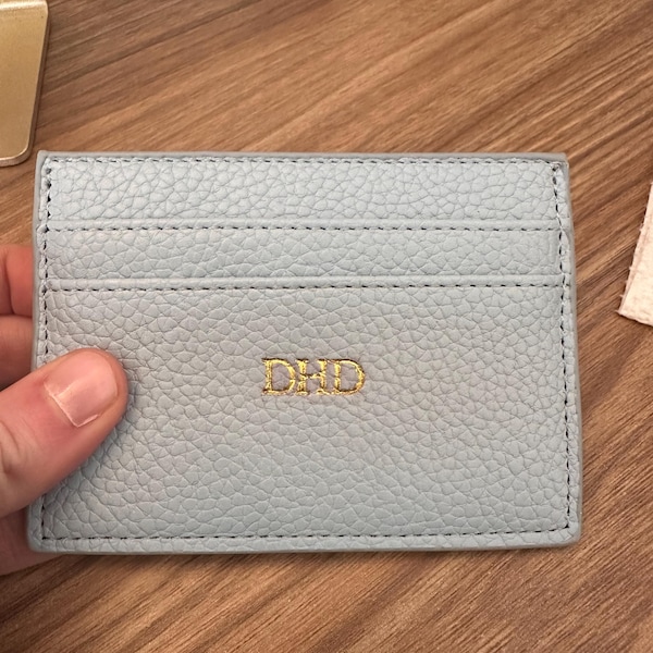 Logo leather cardholder Wallets, card holders main image 0