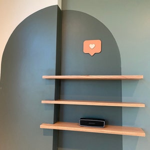 Minimal Arch Colorblock Wood Sign - Etsy