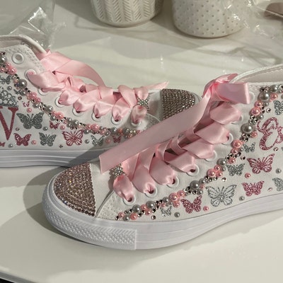 Fifteenth Birthday Converse Shoes Quinceañera Converse Shoes - Etsy