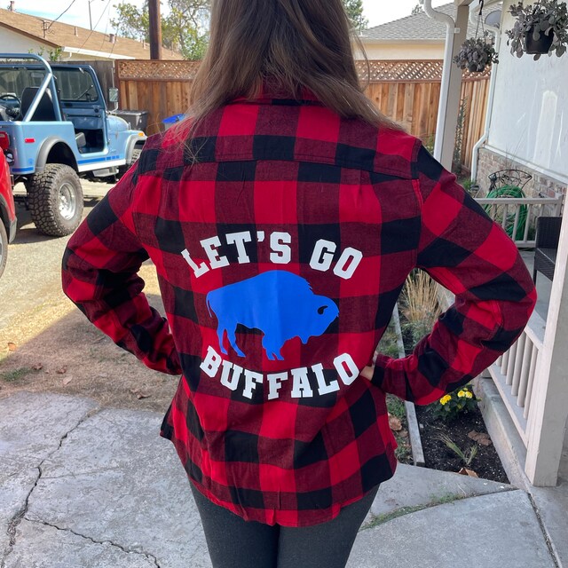 Buffalo Flannel, Buffalo Bleached Flannel, Buffalo Screen Printed Flannel,  Buffalo Football Flannel, Let's Go Buffalo Flannel, Buffalo Shirt - Etsy