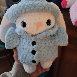 10-in-1 Crochet Bunny With Clothes and Accessories Pattern