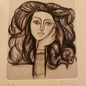 Pablo Picasso, Etching, on Arches Paper, Limited Edition - Etsy