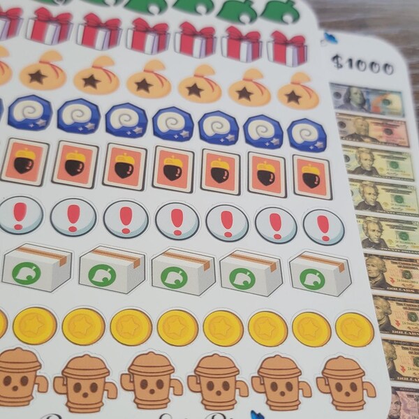 Mini Cash Stickers - Etsy