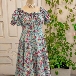 Milkmaid Dress Cottagecore With Puffy Sleeves, Pdf Sewing Pattern, EU ...