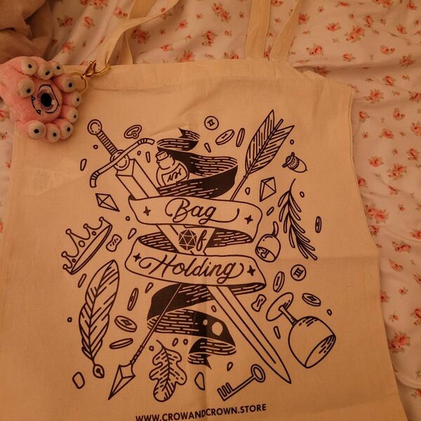 Bag of Holding D&amp;D Tote Bag - Etsy