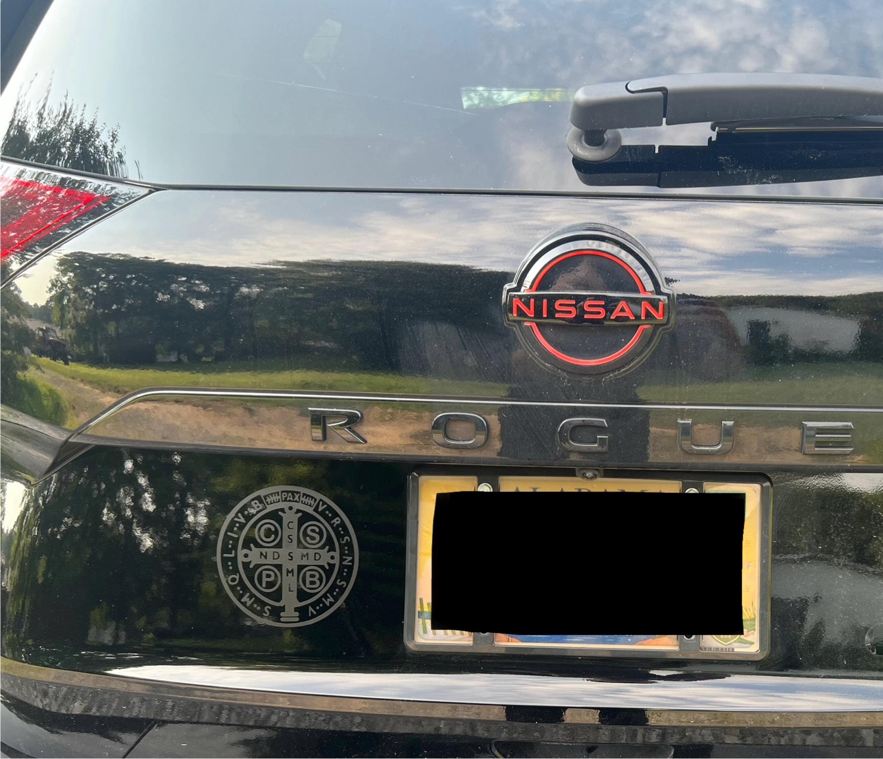 Saint Benedict - Catholic - Catholic decal - Catholic sticker - St benedict - Religious sticker - Protection decal - Car decal - St Benedict