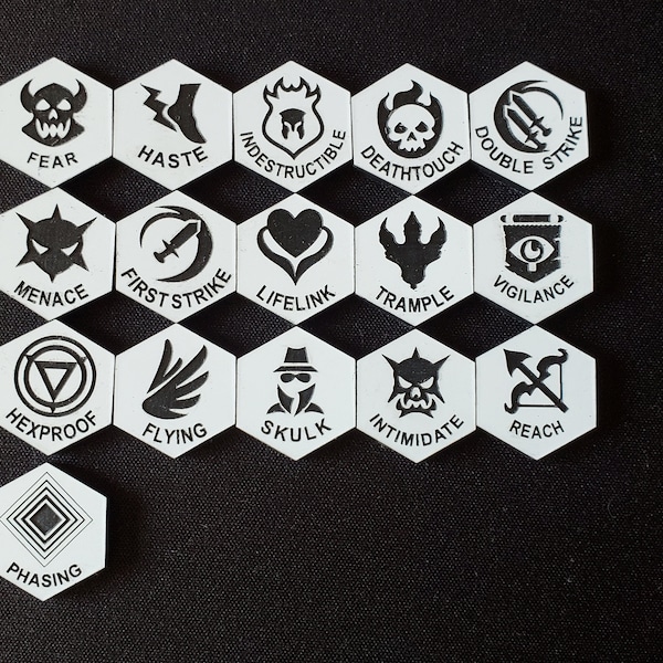 Magic the Gathering (mtg) Counters - 13 Pieces | Plastic | Laser ...