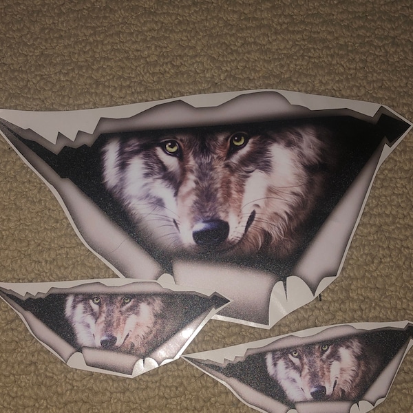 Wolf Car Decal, Wolf Sticker , Wolf Magnet, Car Decal, Laptop Decal - Etsy