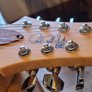 PRS エボニー製 フレームドイーグル トラスロッドカバー OUNSTOWM