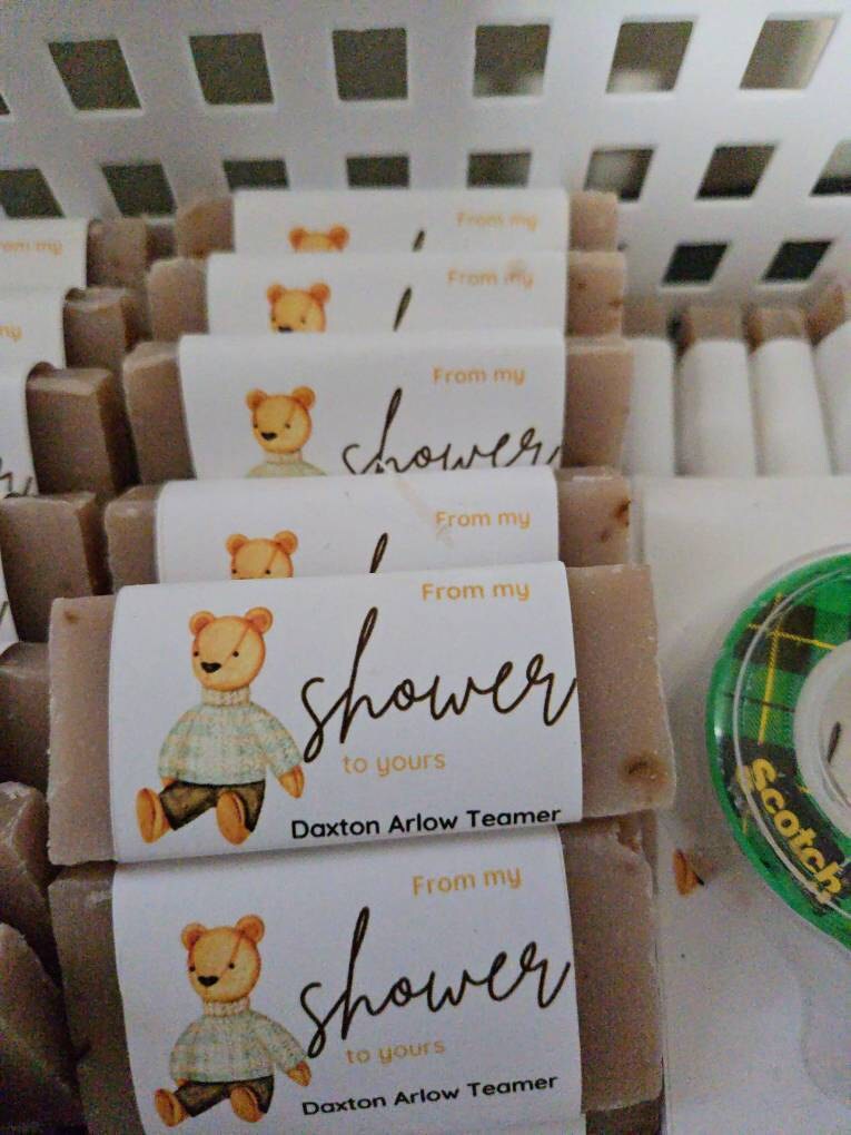 50 Stück, Baby Shower Seifengeschenk, Baby Mädchen Shower, Geschenke für Gäste, Mini Gästeseife, Brautparty-Gastgeschenke