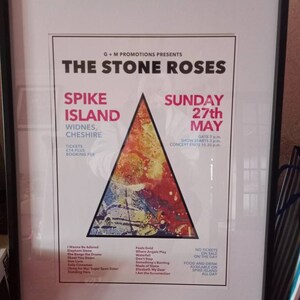 Stone Roses Spike Island Concert Poster Print - Etsy