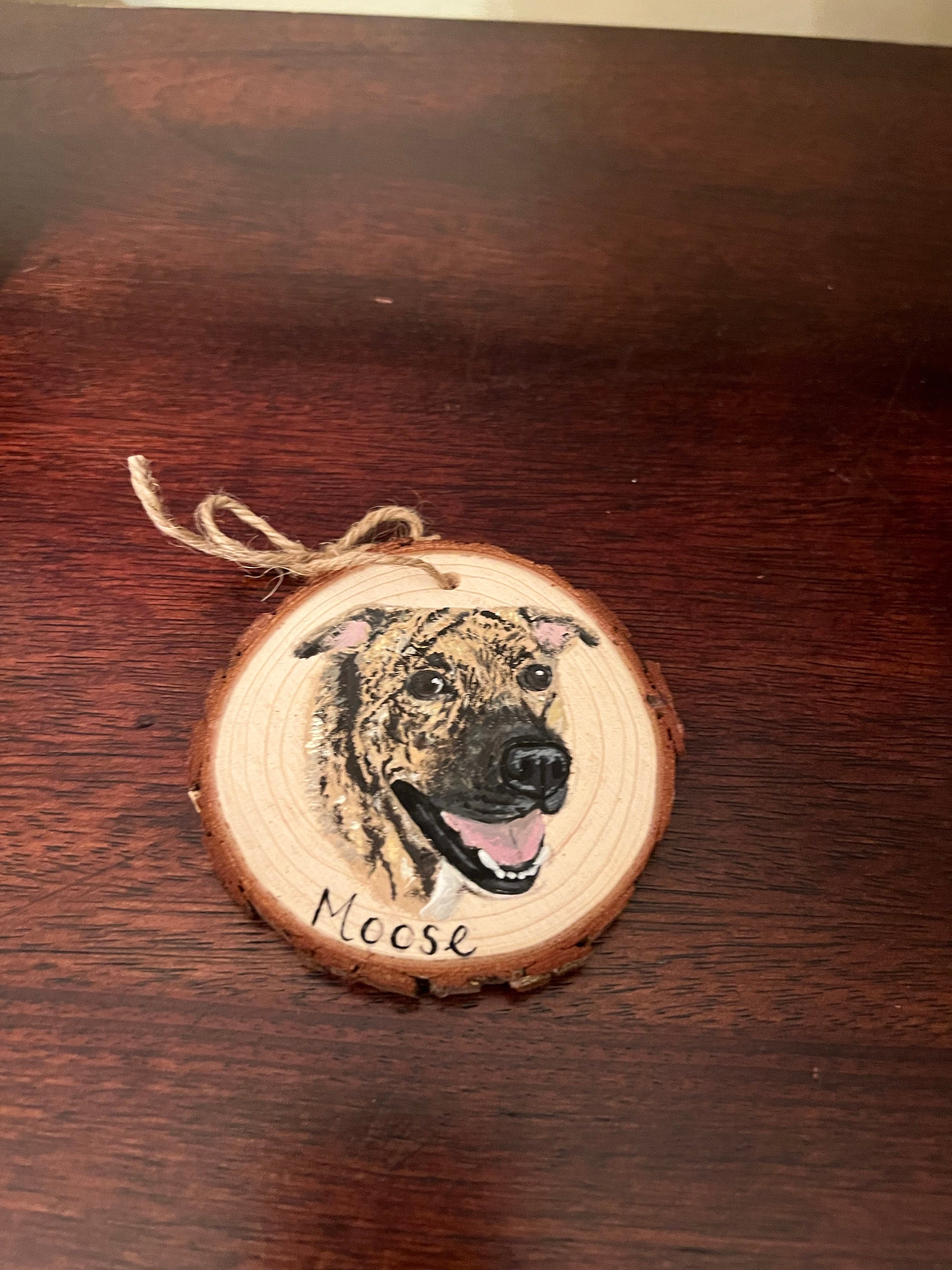 Custom Pet Portrait Ornaments, hand painted pet ornament, personalized pet memorial, pet lovers gift, custom dog portrait