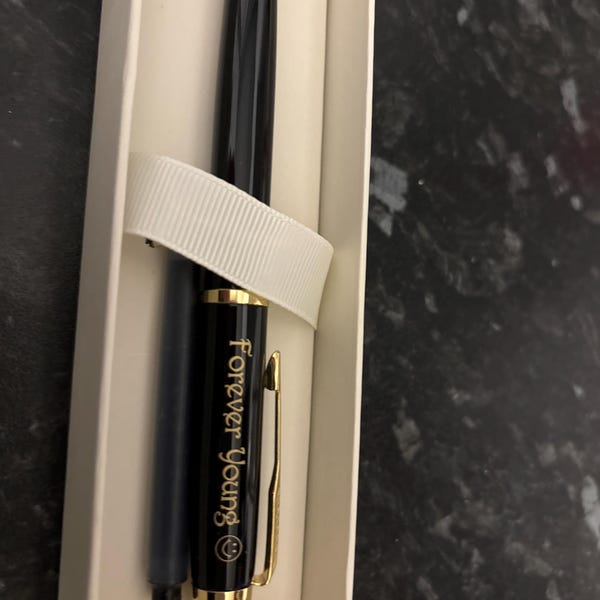 Personalised Engraved Parker Jotter Pen - Stainless Steel With Gold Trim, Gift Box