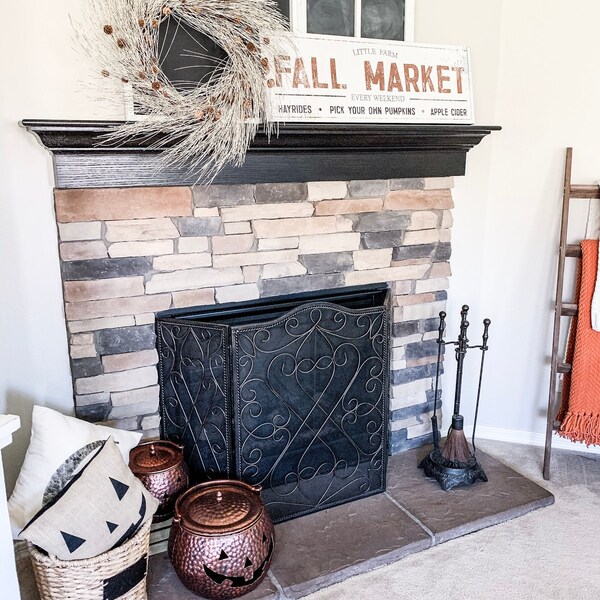 Fall Market Sign Farmhouse Fall Signs Large Farmhouse Kitchen Signs ...