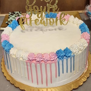 Baby you're a firework Cake Topper, 4th of July Cake Topper, Baby shower Cake Topper, Firework Cake topper