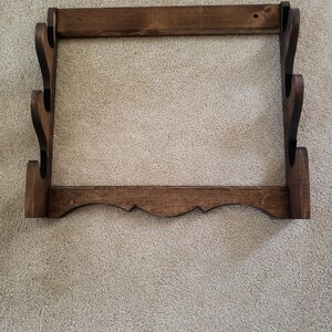 Oak Wooden Gun Rack Stand Antique Rifle Shotgun Presentation | Etsy