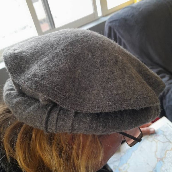 100% Wool Handmade Chitrali Cap-afghani Pakol Topi- Wool Hat From ...
