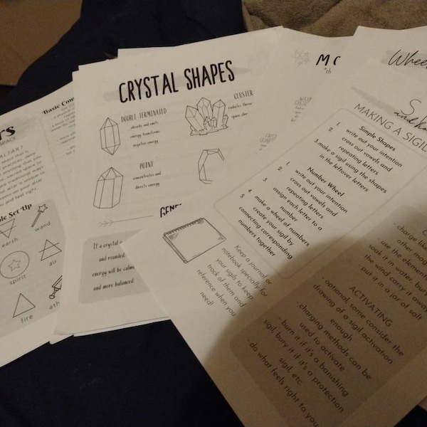 ALL the Basics of Witchcraft Bundle, Printable Grimoire Pages - Etsy