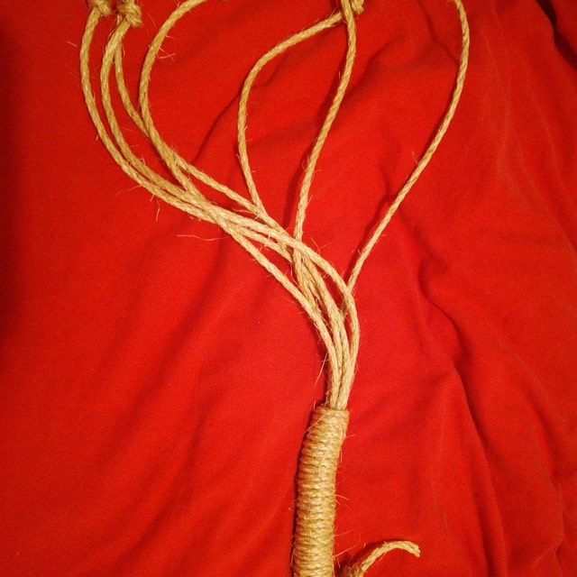 Cotton Discipline Rope Whip scourge, Flogger: Tool of Initiation, Penance,  Spiritual Discipline & Lent Ready to Ship 