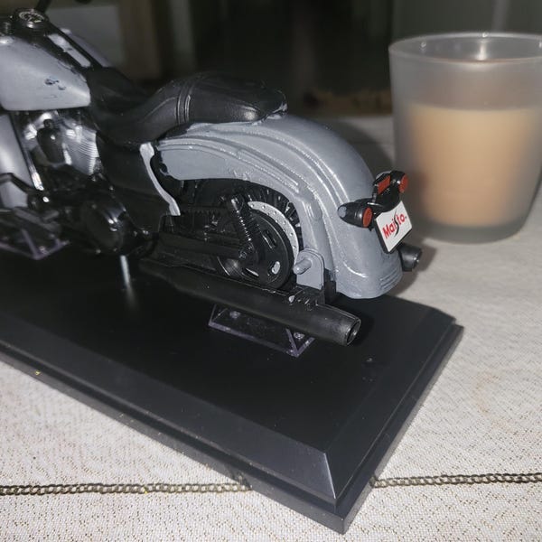 Custom Bobblehead Of A Man In Motorcycle Suit