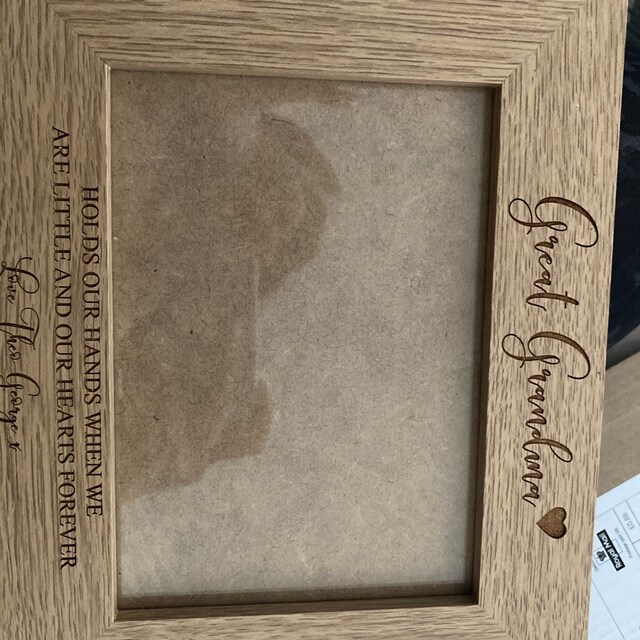 Personalised Great Grandma Wooden Photo Frame Gift - Etsy