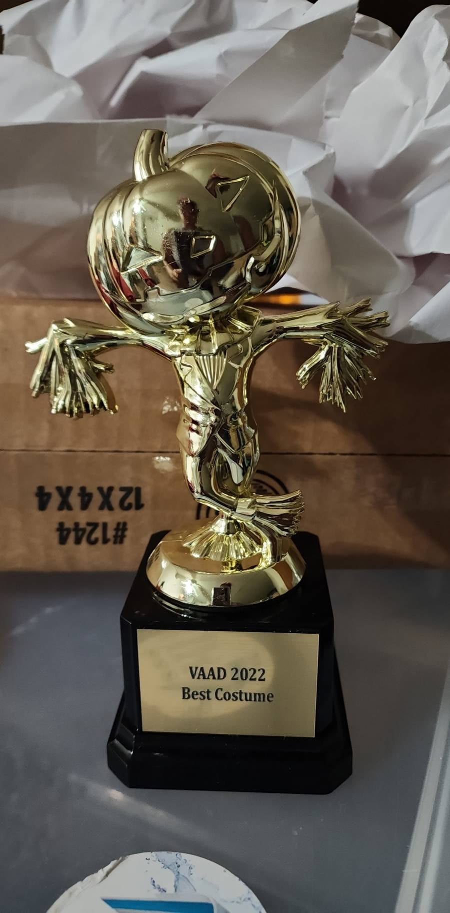 Halloween Trophy Costume Party Prize Free Engraving Halloween Party Favor
