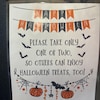 PRINTABLE Halloween Candy Bowl Sign Please Take One Sign Trick or PRINTABLE Halloween Candy Bowl Sign Please Take One Sign Trick or