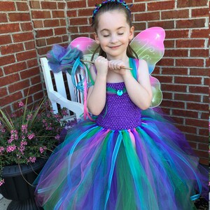 Bright Rainbow Fairy Princess Costume Set Fairy Tutu Set Fairy Princess ...