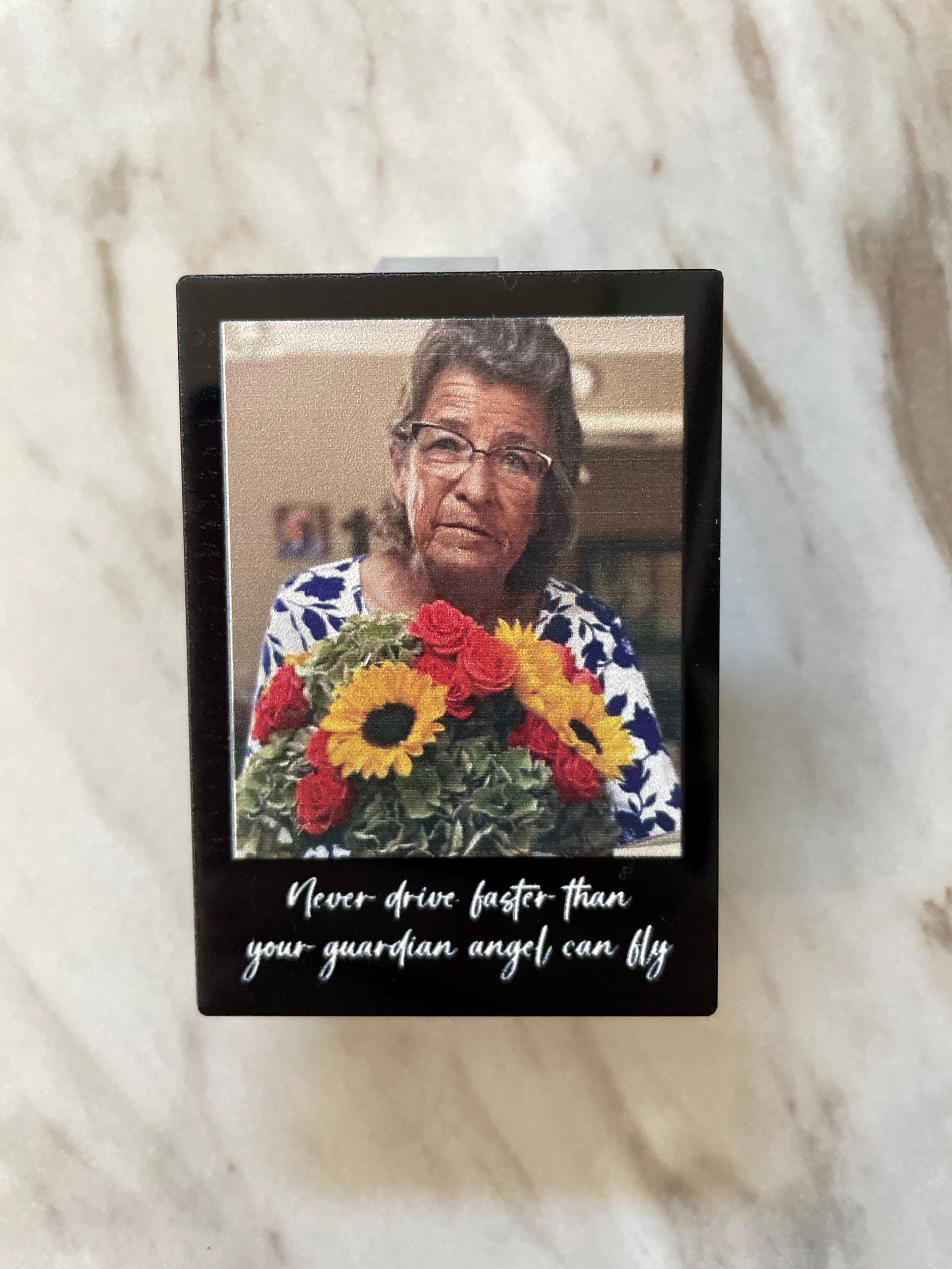 Custom Photo Car Visor, Personalized Car Photo Decor, Car Gift for Women, Men