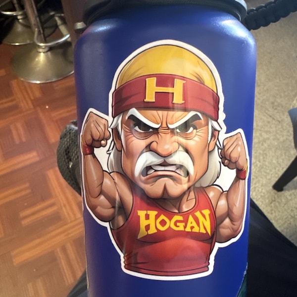 Hulk Hogan Sticker: Retro Wrestling Fan Art (80s Style Decal) - Etsy