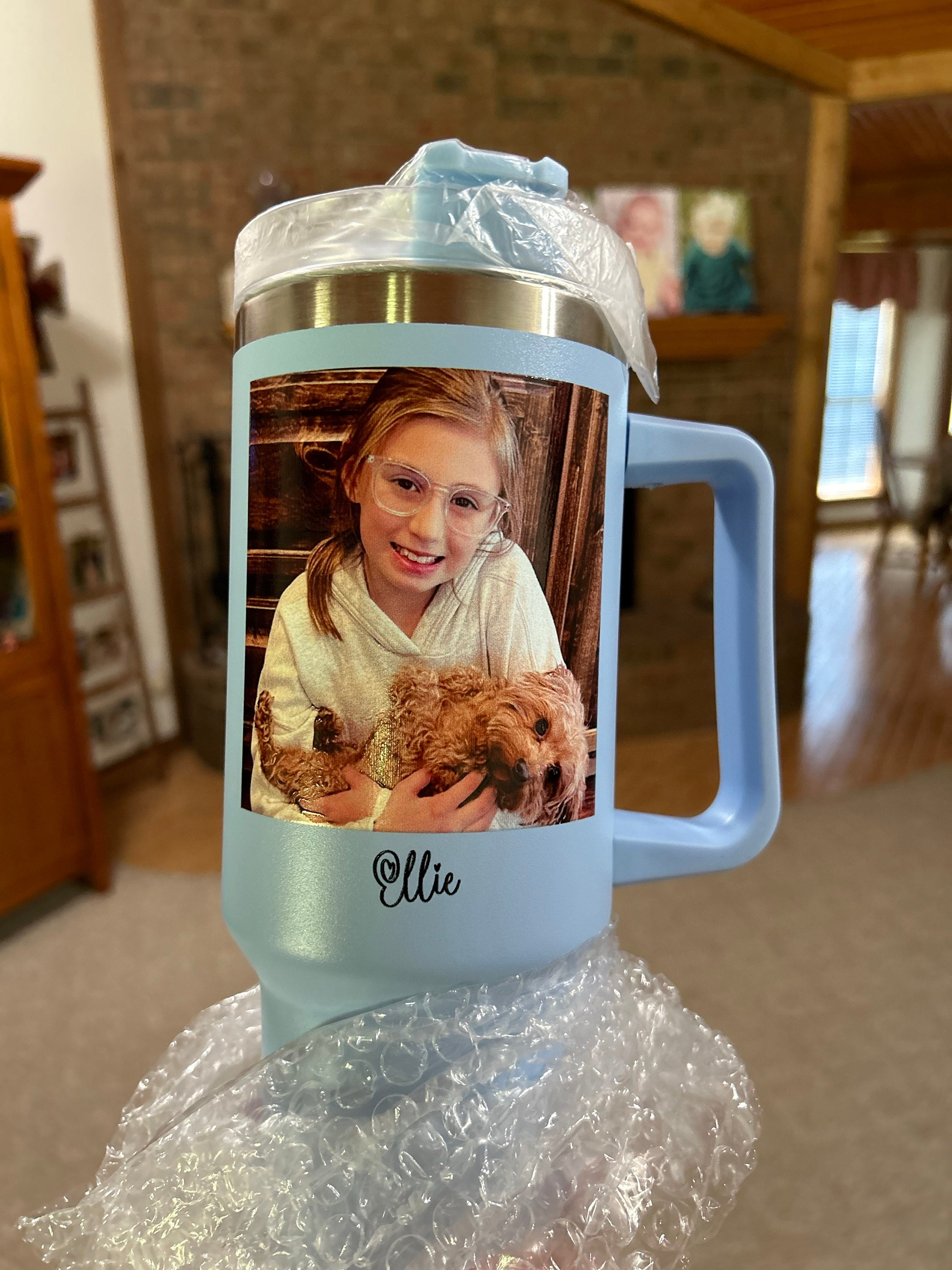 Personalized Mother's Day Tumbler - 40oz Insulated Custom Cup with Straw, Perfect Gift for Grandma and Family Memories