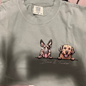 Custom Dog Mom Shirt Custom Dog Dad Shirt Comfort Colors - Etsy