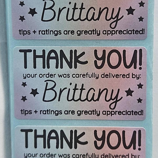 Personalized Delivery Driver Stickers • Doordash and Ubereats Driver ...