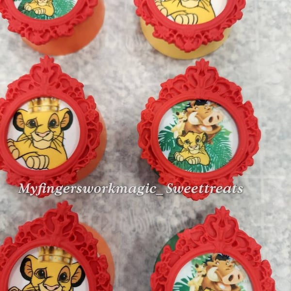 Lion King Cake Topper Printable PNG, Digital File Lion King Birthday ...