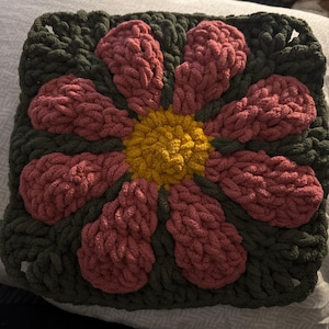 Patrón de ganchillo cuadrado de verano de amor Patrón de