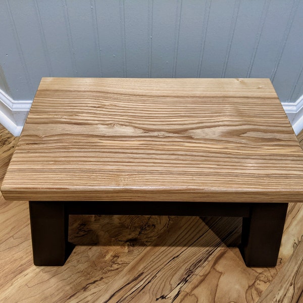 Rectangle, Ash, Step Stool, Riser, Modern, Contemporary, Wood Top Stool ...