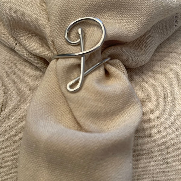 Napkin Rings, Personalized Napkin Rings, Initial Napkin Rings, Party ...