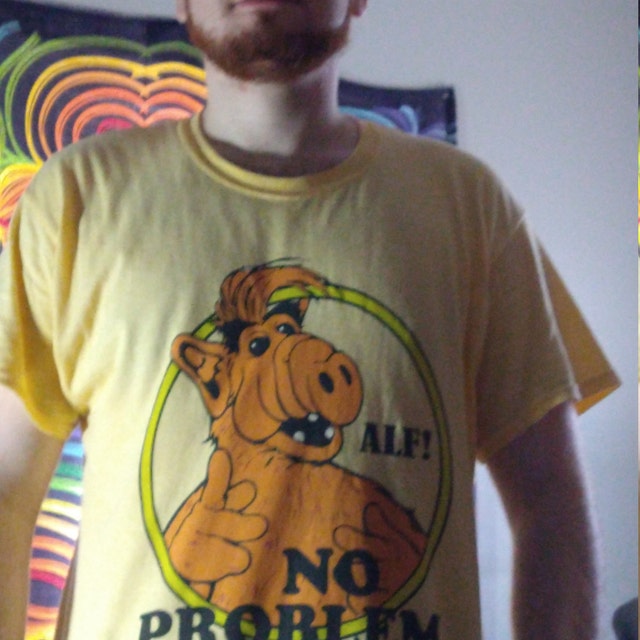 キッズ古着 vintage ALF NO PROBLEM Tシャツ 1987年製 アルフ オフィシャル ユーズド キッズ ラグランTシャツ 1987