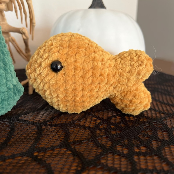 No Sew Goldfish Crochet Pattern, Goldfish Amigurumi Pattern, Goldfish ...