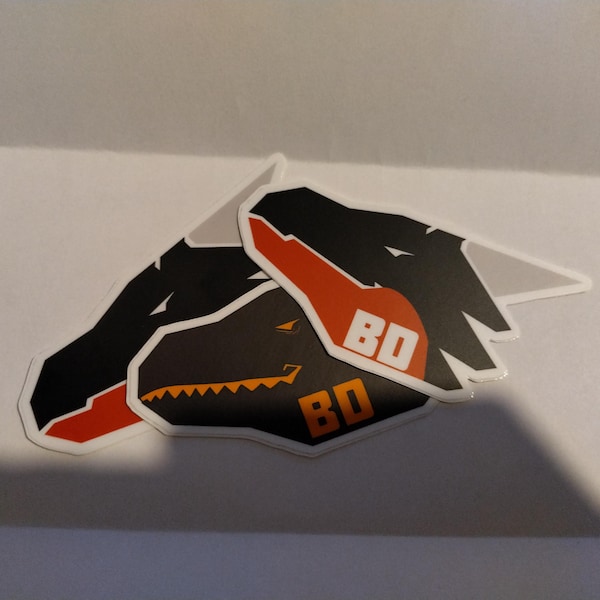 Bd Sticker Authentic Bad Dragon Logo Sticker: Glossy or Matte Finish - Etsy