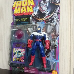 トイビズ　スーパーヒーローズ　US AGENT marvel super heroes toy biz US AGENT captain america 1994