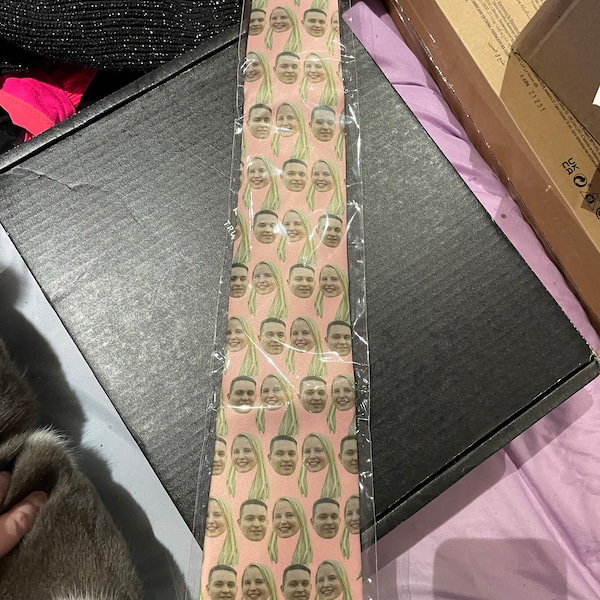 Face Neck Tie,photo Tie,custom Face Tie,custom Photo Tie,face Tie,funny ...