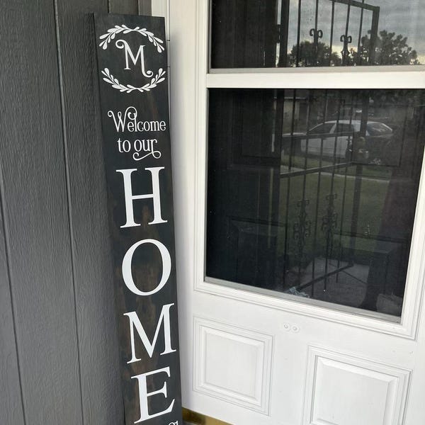 Front Porch Welcome Sign - 5 Foot Welcome Sign - Crazy Dogs Sign ...